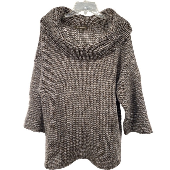 Tommy Bahama Metallic Wide Neck Chunky Knit Metallic Sweater Size Large - Picture 1 of 5